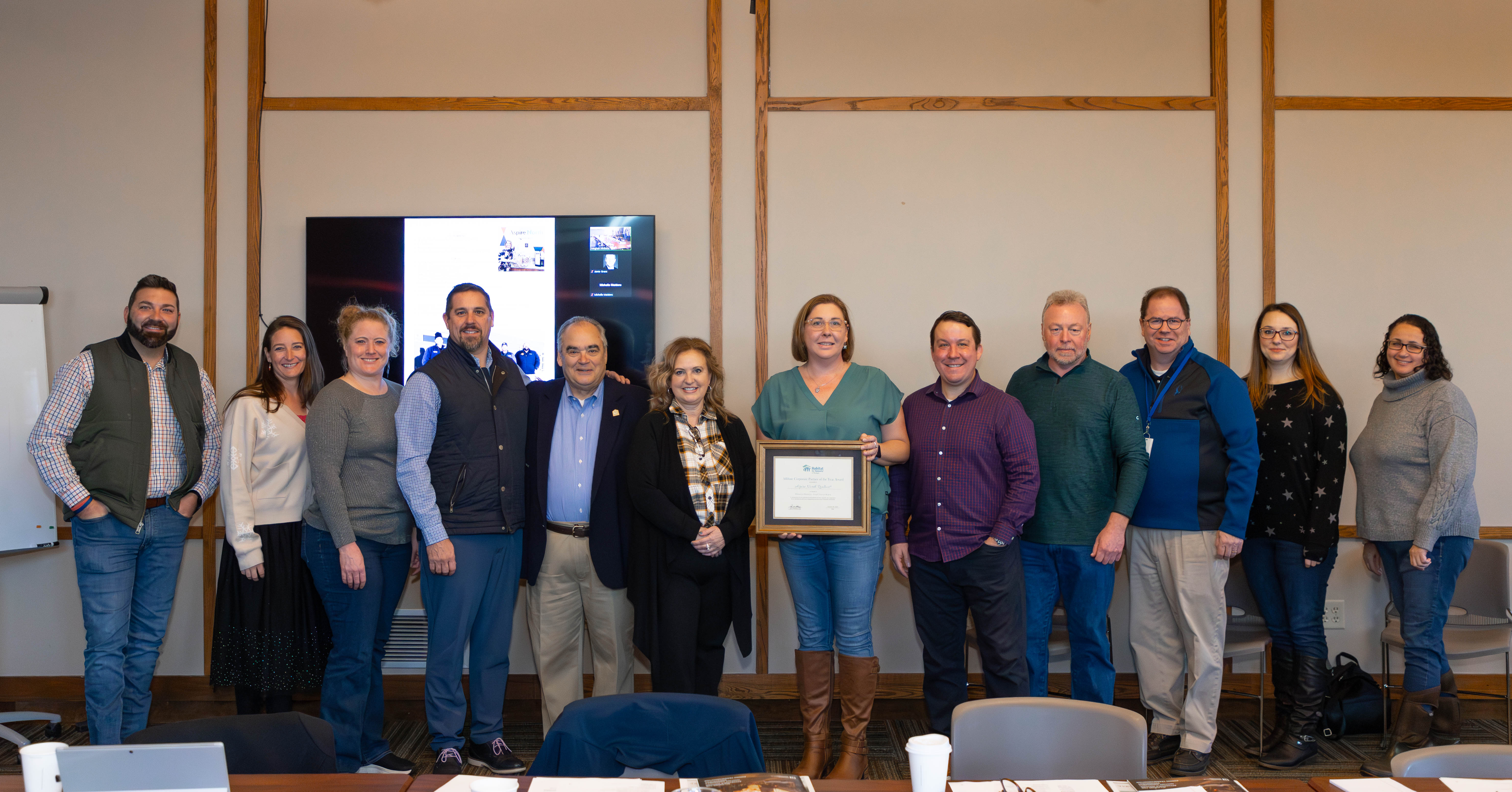 Aspire North named Habitat Affiliate Corporate Partner of the Year feature image