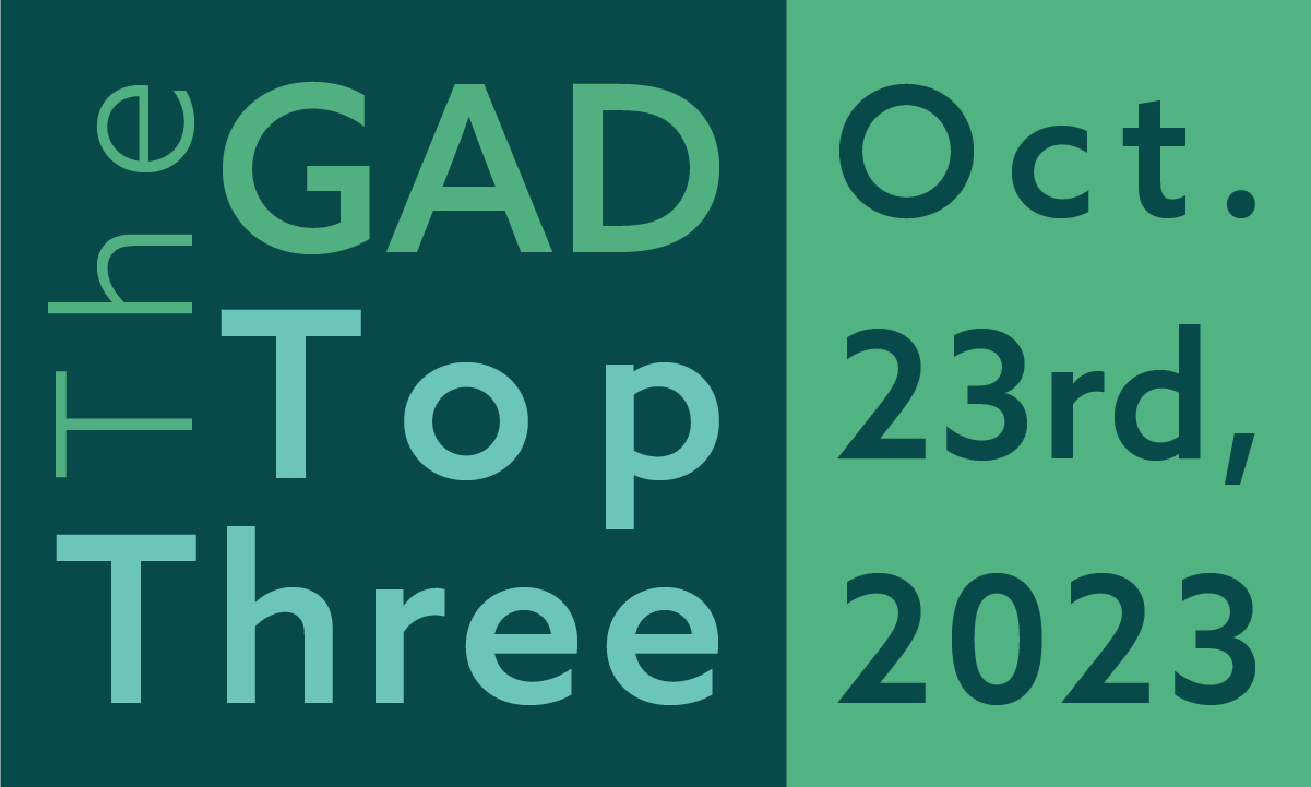 The GAD Top Three | October 23rd, 2023 feature image