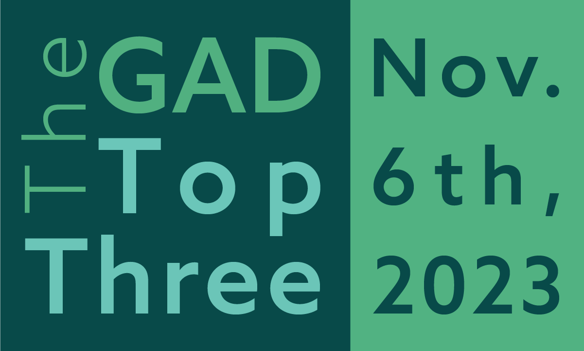 The GAD Top Three | November 6th, 2023 feature image