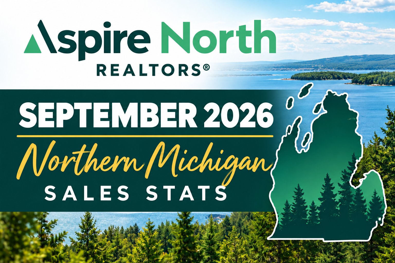 September 2026 Northern Michigan Real Estate Market: Fewer Sales, Higher Prices & What Buyers and Sellers Need to Know feature image
